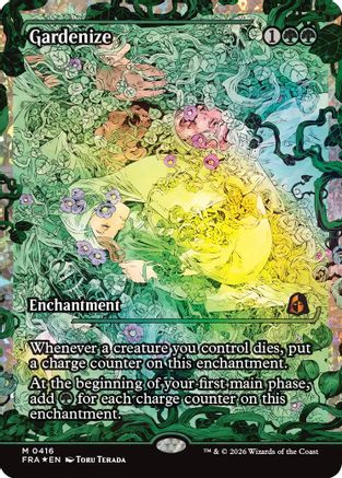 Gardenize (Showcase) (Fracture Foil) (FRA-416) [Reality Fracture] Foil | Shuffle n Cut Hobbies & Games