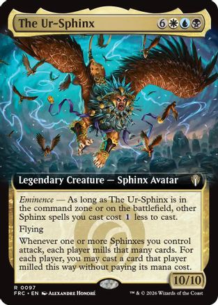 The Ur-Sphinx (Extended Art) (097) [Commander: Reality Fracture] | Shuffle n Cut Hobbies & Games