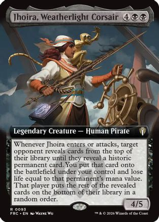 Jhoira, Weatherlight Corsair (Extended Art) (093) [Commander: Reality Fracture] | Shuffle n Cut Hobbies & Games