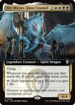Niv-Mizzet, Ghost Counsel (Extended Art) (095) [Commander: Reality Fracture] | Shuffle n Cut Hobbies & Games