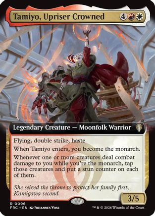 Tamiyo, Upriser Crowned (Extended Art) (096) [Commander: Reality Fracture] | Shuffle n Cut Hobbies & Games
