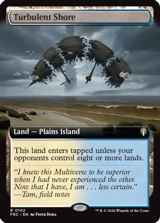 Turbulent Shore (Extended Art) (102) [Commander: Reality Fracture] | Shuffle n Cut Hobbies & Games