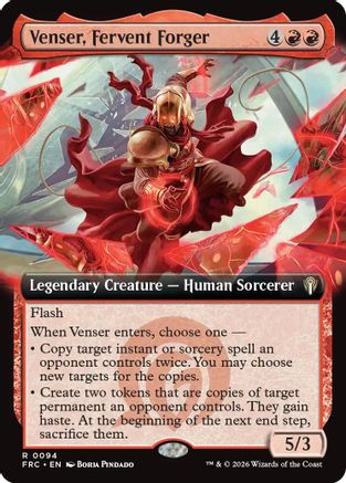 Venser, Fervent Forger (Extended Art) (094) [Commander: Reality Fracture] | Shuffle n Cut Hobbies & Games