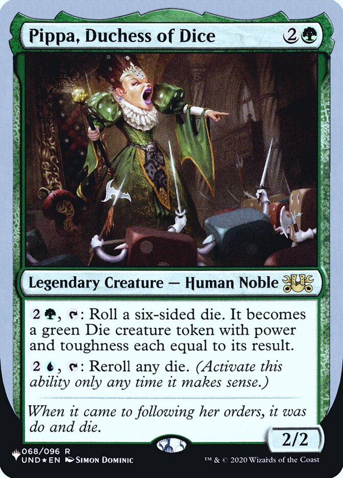 Pippa, Duchess of Dice (Unfinity Foil Edition) [The List] | Shuffle n Cut Hobbies & Games