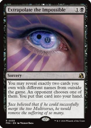 Extrapolate the Impossible (FRA-055) [Reality Fracture] Foil | Shuffle n Cut Hobbies & Games