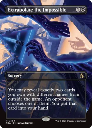 Extrapolate the Impossible (Borderless) (FRA-364) [Reality Fracture] | Shuffle n Cut Hobbies & Games