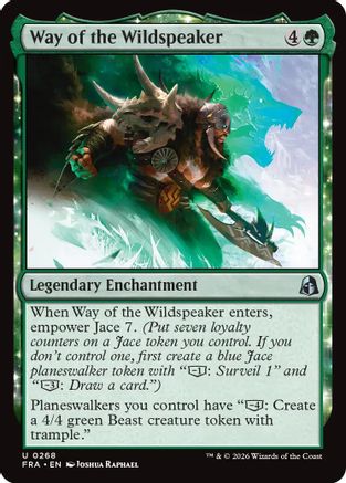 Way of the Wildspeaker (FRA-268) [Reality Fracture] Foil | Shuffle n Cut Hobbies & Games