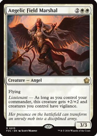Angelic Field Marshal (FDC-015) [Commander: Foundations] | Shuffle n Cut Hobbies & Games