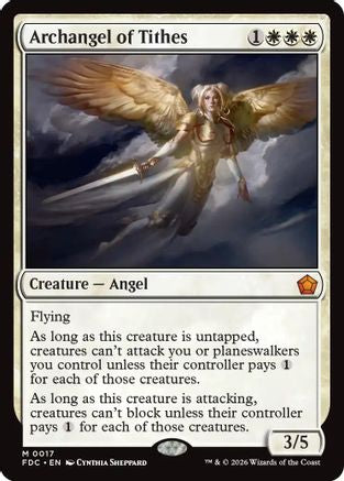 Archangel of Tithes (FDC-017) [Commander: Foundations] | Shuffle n Cut Hobbies & Games