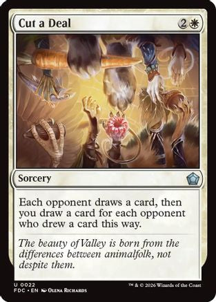 Cut a Deal (FDC-022) [Commander: Foundations] | Shuffle n Cut Hobbies & Games