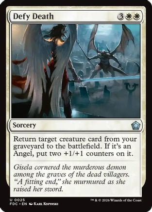 Defy Death (FDC-025) [Commander: Foundations] | Shuffle n Cut Hobbies & Games
