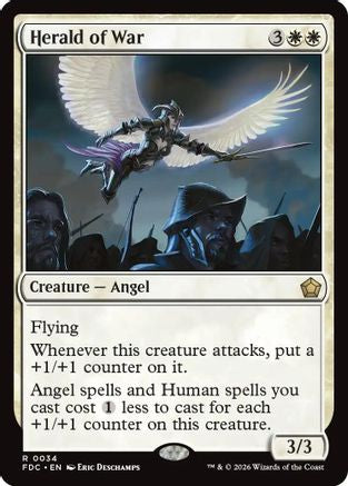 Herald of War (FDC-034) [Commander: Foundations] | Shuffle n Cut Hobbies & Games