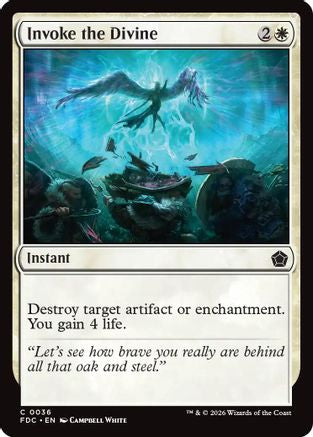 Invoke the Divine (FDC-036) [Commander: Foundations] | Shuffle n Cut Hobbies & Games