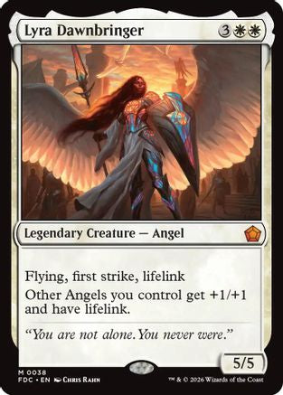 Lyra Dawnbringer (FDC-038) [Commander: Foundations] | Shuffle n Cut Hobbies & Games