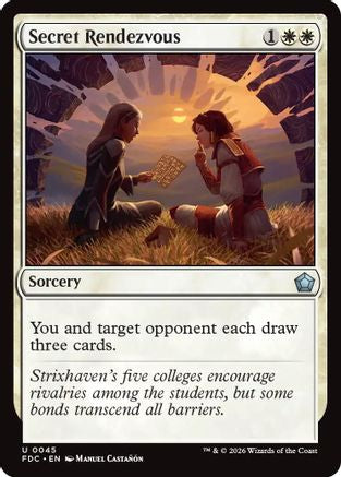 Secret Rendezvous (FDC-045) [Commander: Foundations] | Shuffle n Cut Hobbies & Games