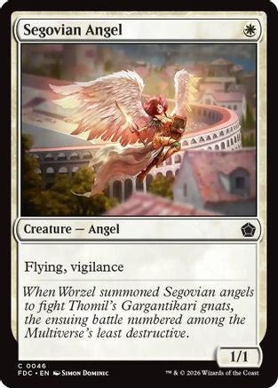 Segovian Angel (FDC-046) [Commander: Foundations] | Shuffle n Cut Hobbies & Games