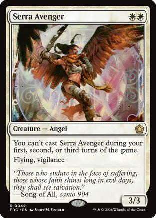 Serra Avenger (FDC-049) [Commander: Foundations] | Shuffle n Cut Hobbies & Games