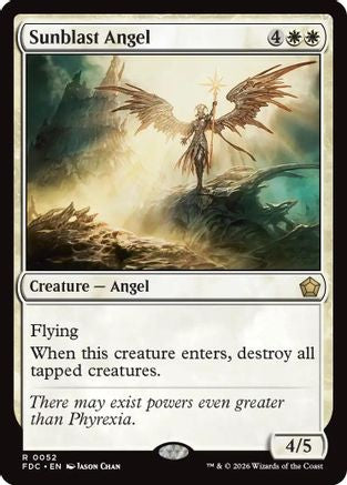Sunblast Angel (FDC-052) [Commander: Foundations] | Shuffle n Cut Hobbies & Games