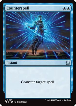 Counterspell (FDC-061) [Commander: Foundations] | Shuffle n Cut Hobbies & Games