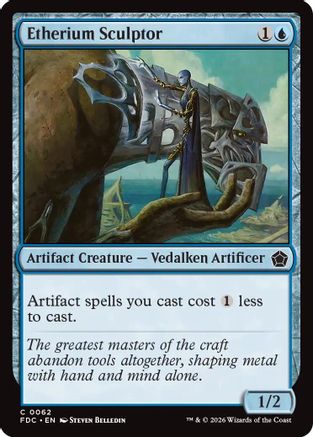 Etherium Sculptor (FDC-062) [Commander: Foundations] | Shuffle n Cut Hobbies & Games