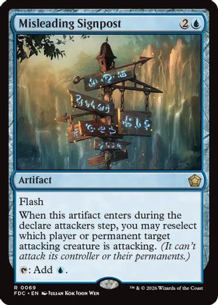 Misleading Signpost (FDC-069) [Commander: Foundations] | Shuffle n Cut Hobbies & Games