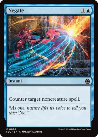 Negate (FDC-070) [Commander: Foundations] | Shuffle n Cut Hobbies & Games