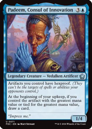Padeem, Consul of Innovation (FDC-071) [Commander: Foundations] | Shuffle n Cut Hobbies & Games