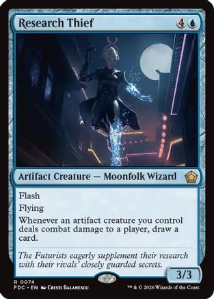 Research Thief (FDC-074) [Commander: Foundations] | Shuffle n Cut Hobbies & Games
