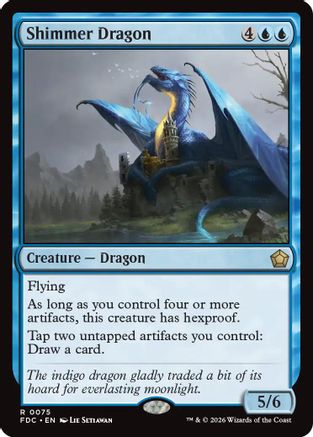Shimmer Dragon (FDC-075) [Commander: Foundations] | Shuffle n Cut Hobbies & Games