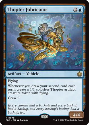 Thopter Fabricator (FDC-078) [Commander: Foundations] | Shuffle n Cut Hobbies & Games