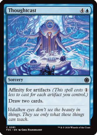 Thoughtcast (FDC-081) [Commander: Foundations] | Shuffle n Cut Hobbies & Games