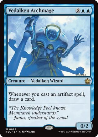 Vedalken Archmage (FDC-082) [Commander: Foundations] | Shuffle n Cut Hobbies & Games