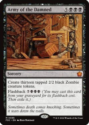 Army of the Damned (FDC-085) [Commander: Foundations] | Shuffle n Cut Hobbies & Games