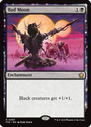 Bad Moon (FDC-087) [Commander: Foundations] | Shuffle n Cut Hobbies & Games