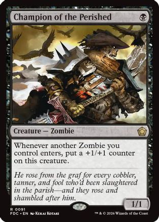 Champion of the Perished (FDC-091) [Commander: Foundations] | Shuffle n Cut Hobbies & Games