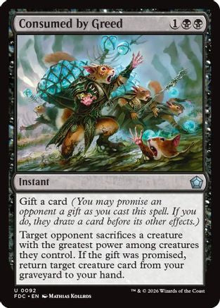 Consumed by Greed (FDC-092) [Commander: Foundations] | Shuffle n Cut Hobbies & Games