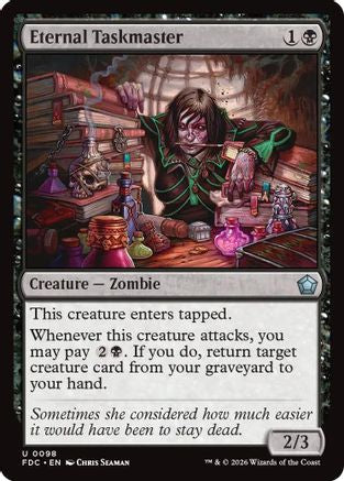 Eternal Taskmaster (FDC-098) [Commander: Foundations] | Shuffle n Cut Hobbies & Games