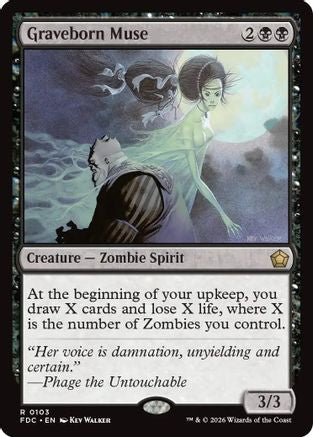 Graveborn Muse (FDC-103) [Commander: Foundations] | Shuffle n Cut Hobbies & Games