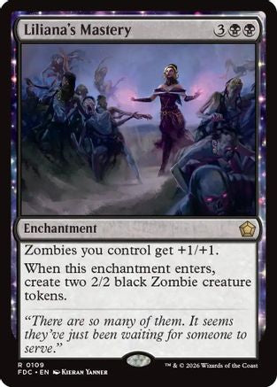 Liliana's Mastery (FDC-109) [Commander: Foundations] | Shuffle n Cut Hobbies & Games