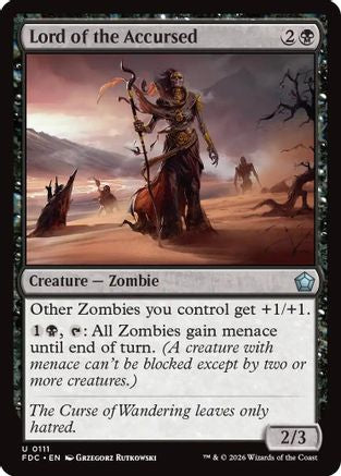Lord of the Accursed (FDC-111) [Commander: Foundations] | Shuffle n Cut Hobbies & Games