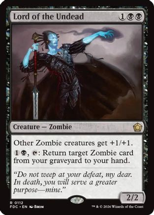 Lord of the Undead (FDC-112) [Commander: Foundations] | Shuffle n Cut Hobbies & Games