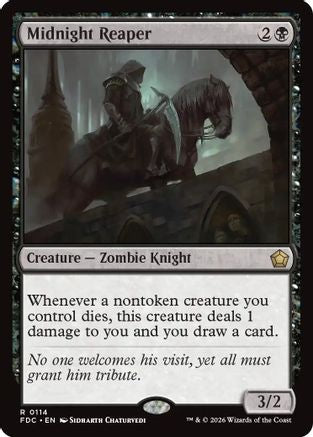 Midnight Reaper (FDC-114) [Commander: Foundations] | Shuffle n Cut Hobbies & Games