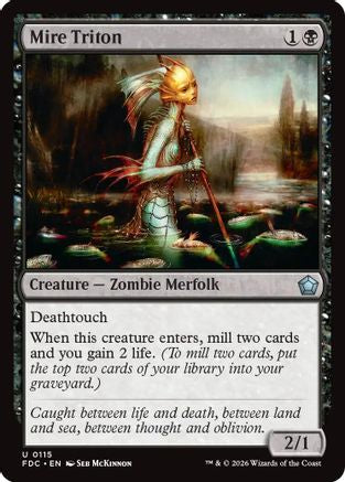 Mire Triton (FDC-115) [Commander: Foundations] | Shuffle n Cut Hobbies & Games