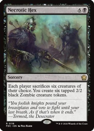 Necrotic Hex (FDC-118) [Commander: Foundations] | Shuffle n Cut Hobbies & Games