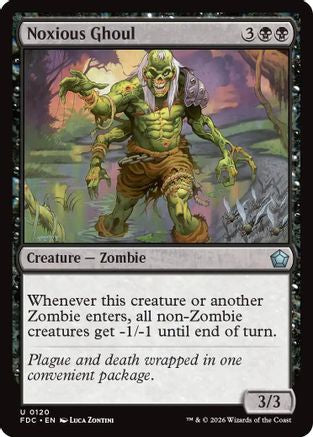 Noxious Ghoul (FDC-120) [Commander: Foundations] | Shuffle n Cut Hobbies & Games