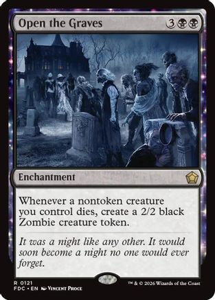 Open the Graves (FDC-121) [Commander: Foundations] | Shuffle n Cut Hobbies & Games