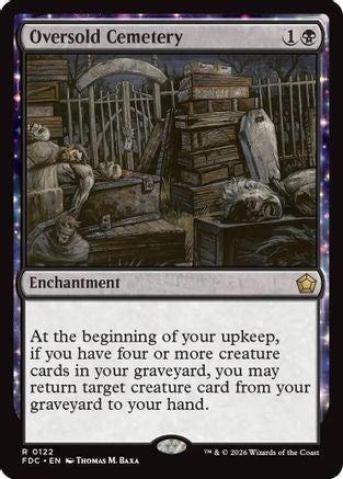 Oversold Cemetery (FDC-122) [Commander: Foundations] | Shuffle n Cut Hobbies & Games