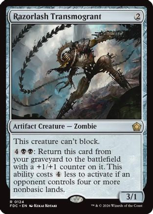 Razorlash Transmogrant (FDC-124) [Commander: Foundations] | Shuffle n Cut Hobbies & Games