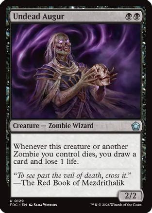 Undead Augur (FDC-129) [Commander: Foundations] | Shuffle n Cut Hobbies & Games