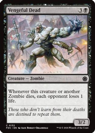 Vengeful Dead (FDC-132) [Commander: Foundations] | Shuffle n Cut Hobbies & Games